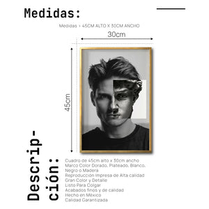 Cuadro Decorativo Rostros 003 Tom Cruise - El David