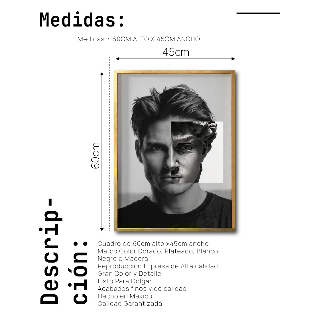 Cuadro Decorativo Rostros 003 Tom Cruise - El David