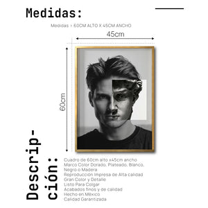 Cuadro Decorativo Rostros 003 Tom Cruise - El David