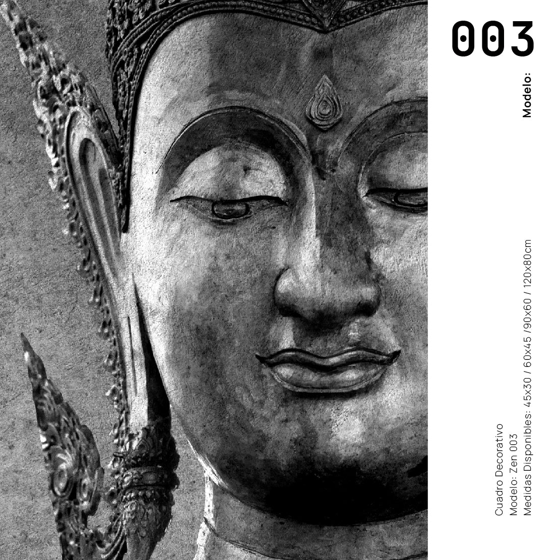 Cuadro Decorativo - Zen 003 - Buda en Meditación