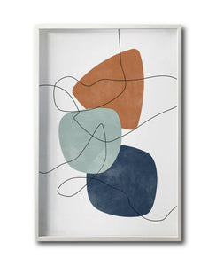 Cuadro Decorativo Abstract Colors 004 - Para Credenza