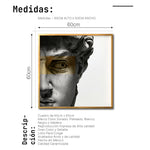 Cargar imagen en el visor de la galería, Cuadro Decorativo Esculturas 004 El David para Sala
