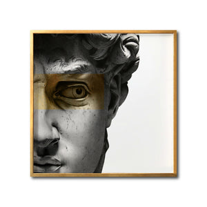 Cuadro Decorativo Esculturas 004 El David para Sala