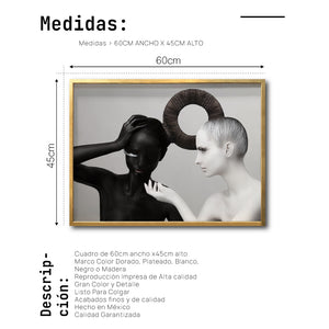 Cuadro Decorativo Black Woman 004