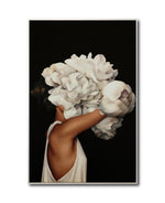 Cargar imagen en el visor de la galería, Cuadro Decorativo Mujer Floral y Alas 004 - Para Credenza
