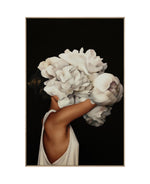 Cargar imagen en el visor de la galería, Cuadro Decorativo Mujer Floral y Alas 004 - Para Credenza
