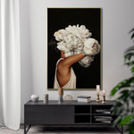 Cargar imagen en el visor de la galería, Cuadro Decorativo Mujer Floral y Alas 004 - Para Credenza
