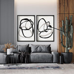 Cargar imagen en el visor de la galería, Venta cuadros decorativos abstractos Canvas online para tu recámara . Decoración para interiores. Sala de estar. 
