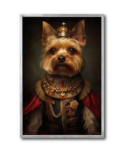 Cuadro Decorativo Perros Epoca 004 - Yorkshire Terrier Aristocrata