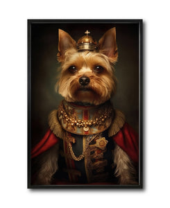 Cuadro Decorativo Perros Epoca 004 - Yorkshire Terrier Aristocrata