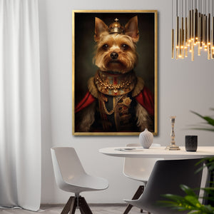 Cuadro Decorativo Perros Epoca 004 - Yorkshire Terrier Aristocrata