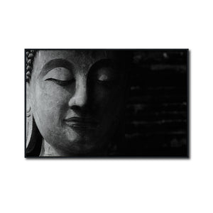 Cuadro Decorativo - Zen 004 - Buda en Meditación - Fondo Negro