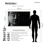 Cargar imagen en el visor de la galería, Cuadro Decorativo - Zen 004 - Buda en Meditación - Fondo Negro

