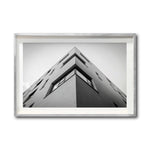 Cargar imagen en el visor de la galería, Cuadro Decorativo Arquitectónico 004 - Edificio en Perspectiva Blanco y Negro
