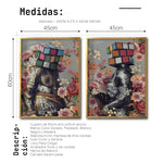 Cargar imagen en el visor de la galería, Set 2 Cuadros Decorativos New Classic 005
