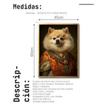 Cargar imagen en el visor de la galería, Cuadro Decorativo Perros Epoca 005 - Pomerania Aristocrata
