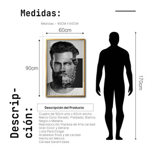 Cuadro Decorativo Rostros 005 Hércules