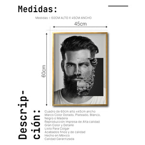 Cuadro Decorativo Rostros 005 Hércules