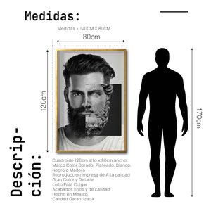 Cuadro Decorativo Rostros 005 Hércules