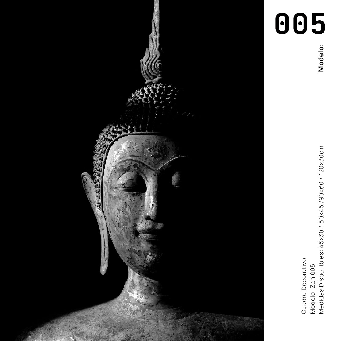 Cuadro Decorativo - Zen 005 - Buda en Meditación