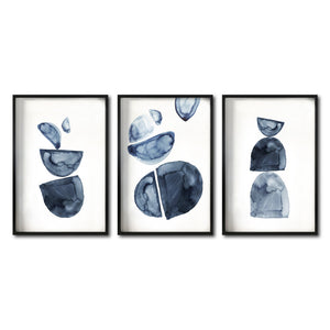 Set Cuadros Decorativos Abstract Colors 006 - Para Sala