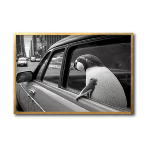 Cuadro Decorativo Animals Car Window 006