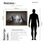 Cargar imagen en el visor de la galería, Cuadro Decorativo Fauna 007 - Hipopótamos Blanco y Negro
