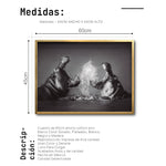Cargar imagen en el visor de la galería, Cuadro Decorativo Fauna 007 - Hipopótamos Blanco y Negro
