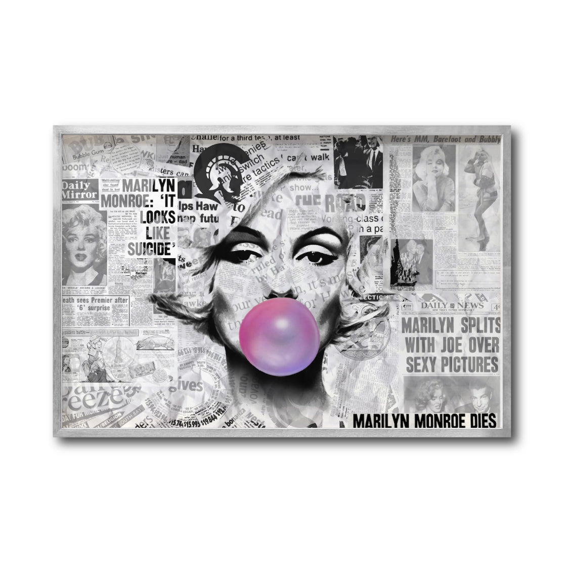 Cuadro Decorativo Bubble Gum 007 Marilyn Monroe