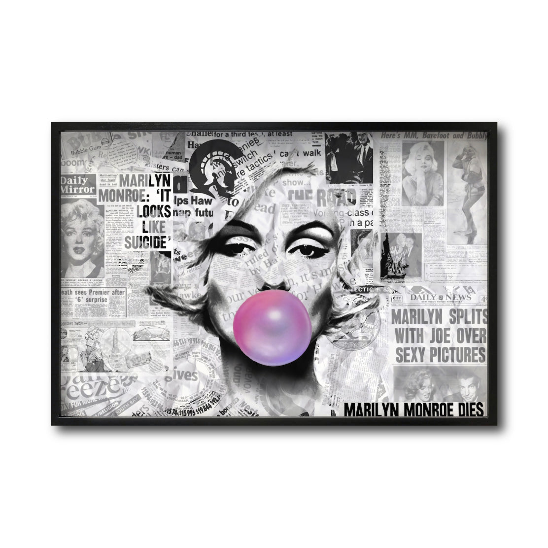 Cuadro Decorativo Bubble Gum 007 Marilyn Monroe