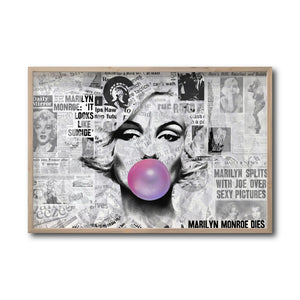 Cuadro Decorativo Bubble Gum 007 Marilyn Monroe