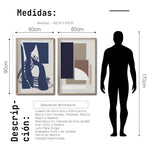 Cargar imagen en el visor de la galería, Set Cuadros Decorativos Abstract Colors 007 - Para Recámara
