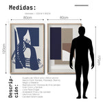 Cargar imagen en el visor de la galería, Set Cuadros Decorativos Abstract Colors 007 - Para Recámara
