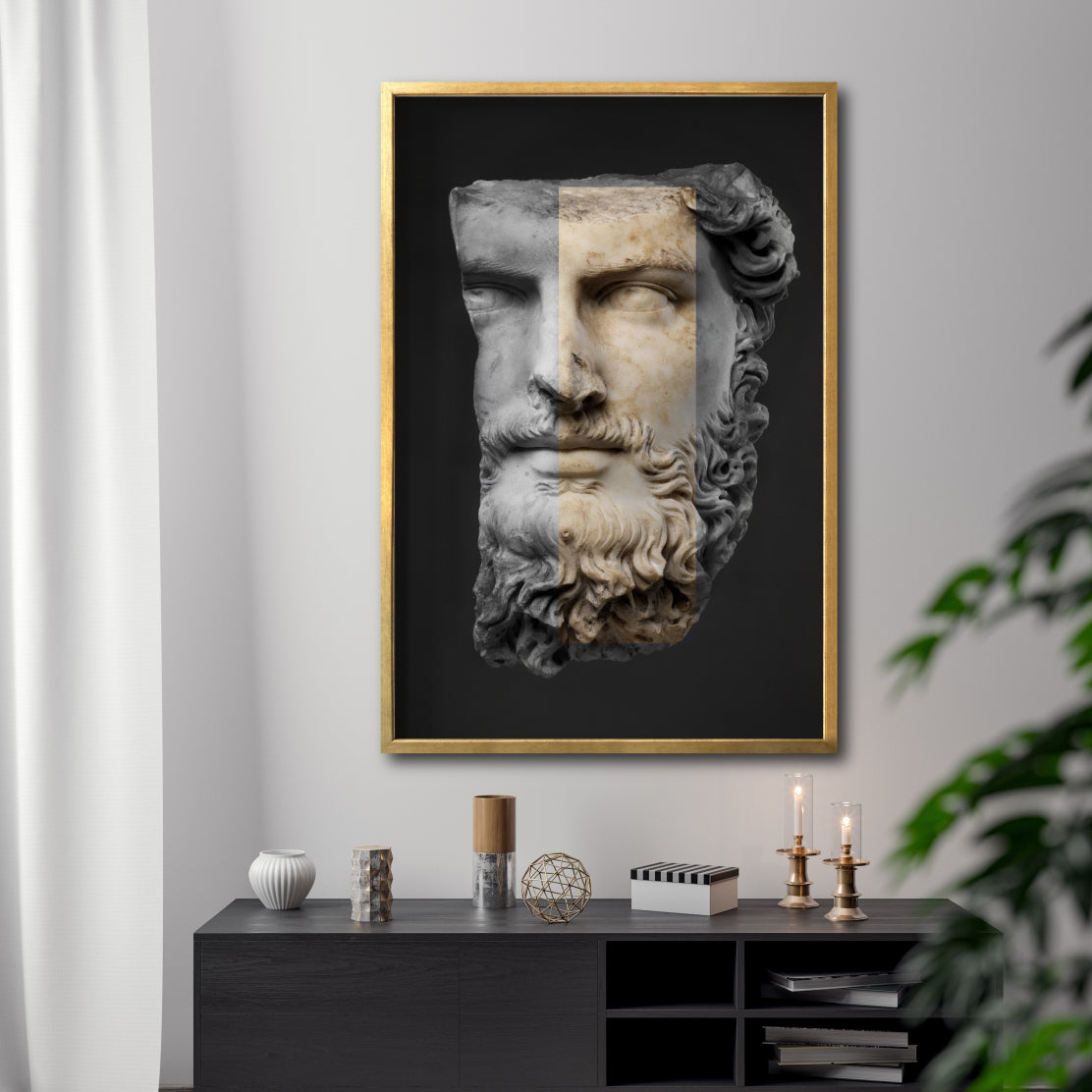 Cuadro Decorativo Esculturas 007 - Para Credenza