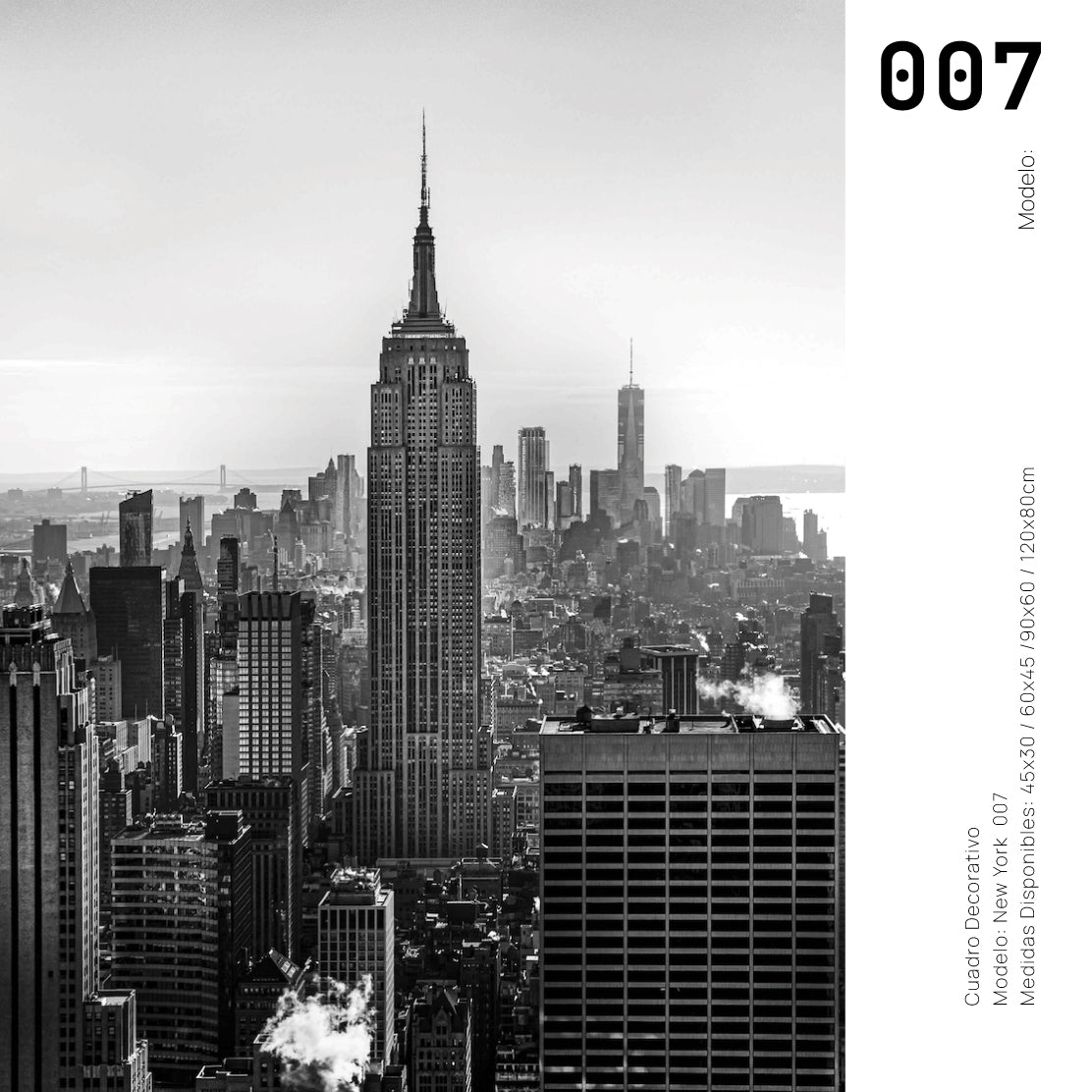 Cuadro Decorativo NY 007 - Empire State New York