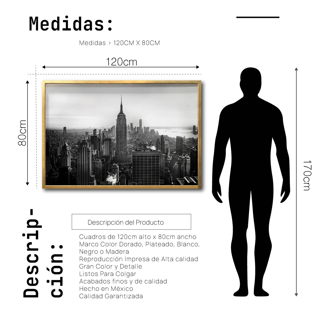 Cuadro Decorativo NY 007 - Empire State New York