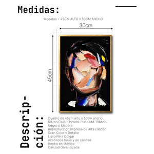 Cuadro Decorativo Abstract Portrait 007