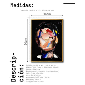 Cuadro Decorativo Abstract Portrait 007