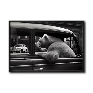 Cuadro Decorativo Animals Car Window 007