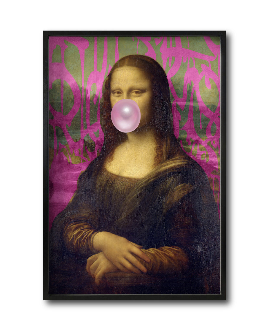 Cuadro Decorativo Bubble Gum 008 Mona Lisa