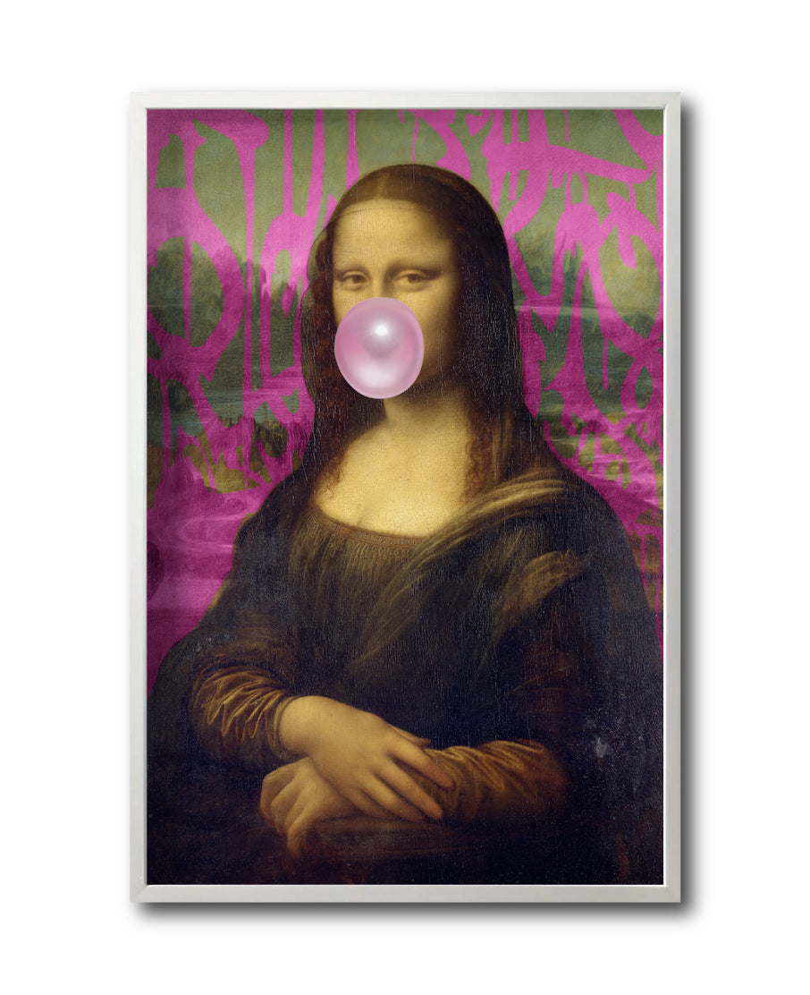 Cuadro Decorativo Bubble Gum 008 Mona Lisa