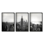Cargar imagen en el visor de la galería, Set Cuadros Decorativos NY 008 -    Triptico New York Manhattan Empire State
