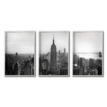 Cargar imagen en el visor de la galería, Set Cuadros Decorativos NY 008 -    Triptico New York Manhattan Empire State
