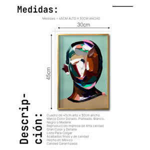 Cuadro Decorativo Abstract Portrait 008