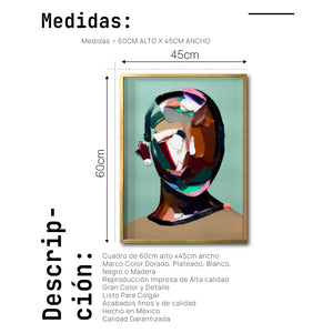 Cuadro Decorativo Abstract Portrait 008