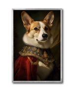 Cargar imagen en el visor de la galería, Cuadro Decorativo Perros Epoca 008 - Corgi Aristocrata
