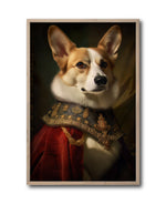 Cargar imagen en el visor de la galería, Cuadro Decorativo Perros Epoca 008 - Corgi Aristocrata
