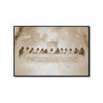 Cargar imagen en el visor de la galería, Cuadro Decorativo - Religión 008 - La Última Cena, Arte Cristiano Abstracto, Jesús y sus discípulos.
