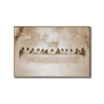 Cargar imagen en el visor de la galería, Cuadro Decorativo - Religión 008 - La Última Cena, Arte Cristiano Abstracto, Jesús y sus discípulos.
