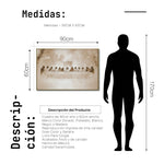 Cargar imagen en el visor de la galería, Cuadro Decorativo - Religión 008 - La Última Cena, Arte Cristiano Abstracto, Jesús y sus discípulos.
